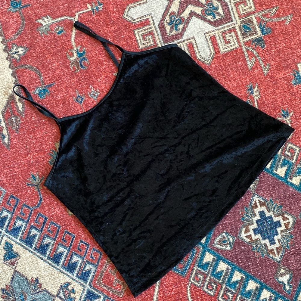 vtg velvet cami